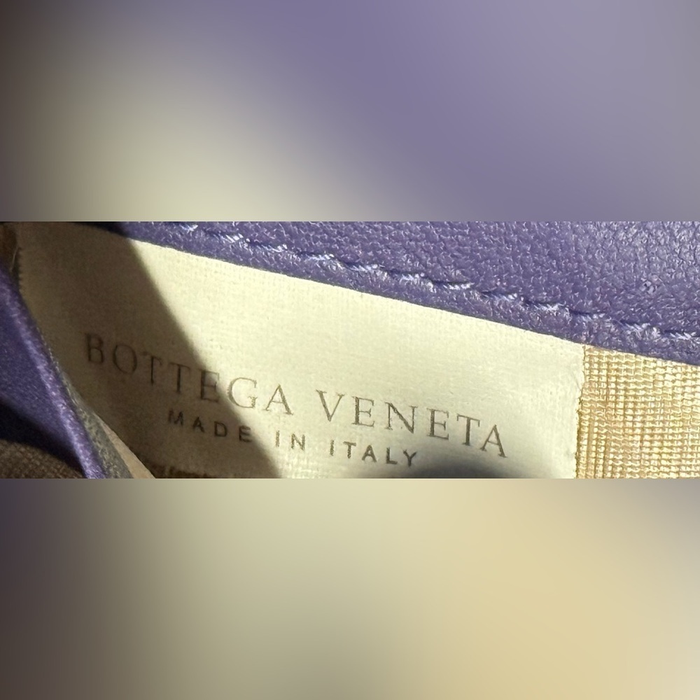 Bottega Veneta purple wallet - Picture 11 of 13